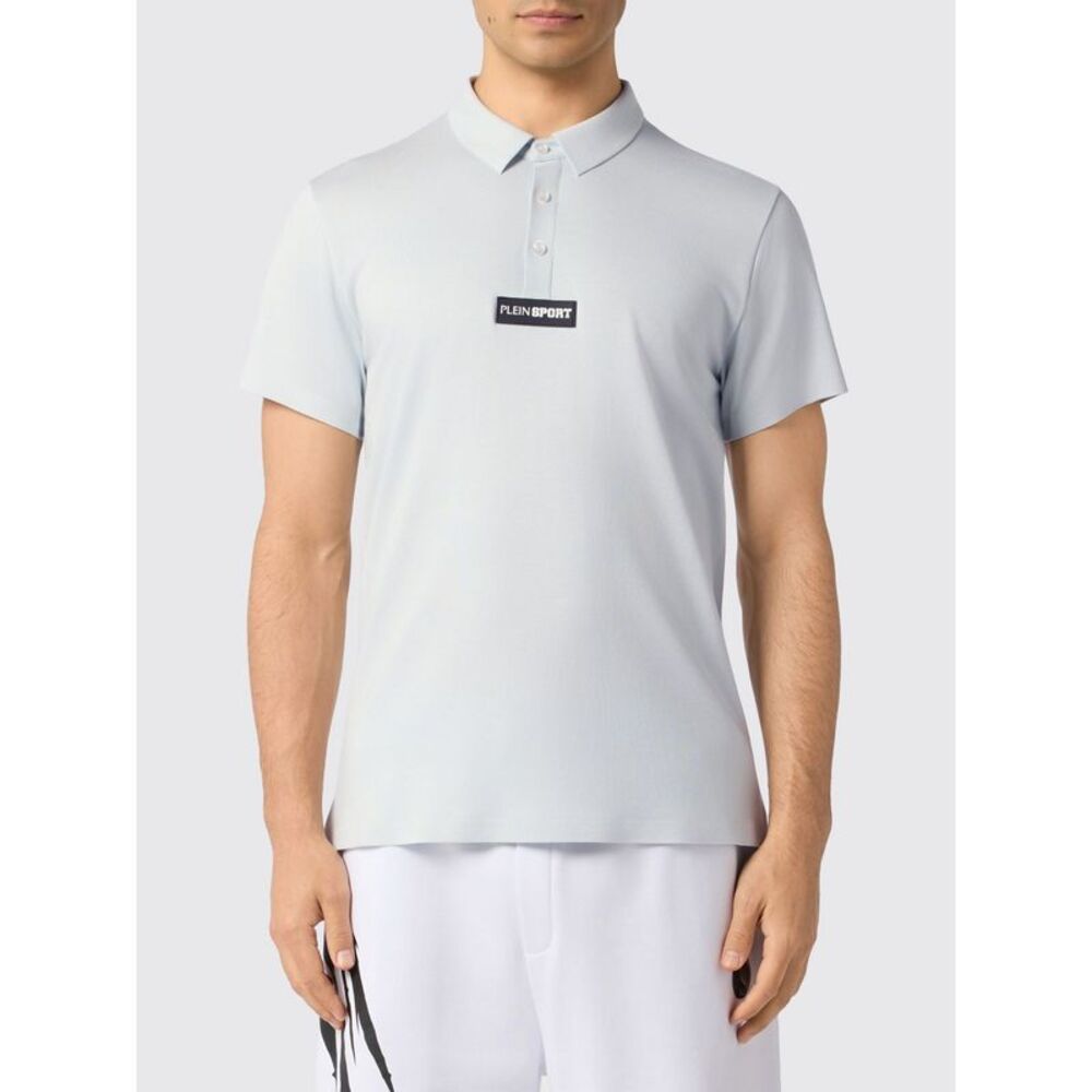 Plein Sport Polo Shirt Men Turquoise